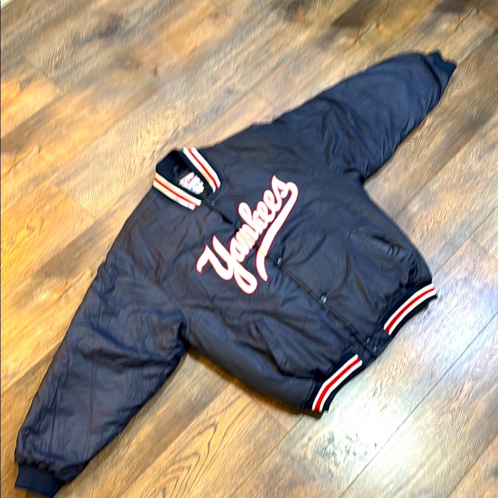 Majestic Black Yankees Bomber Jacket